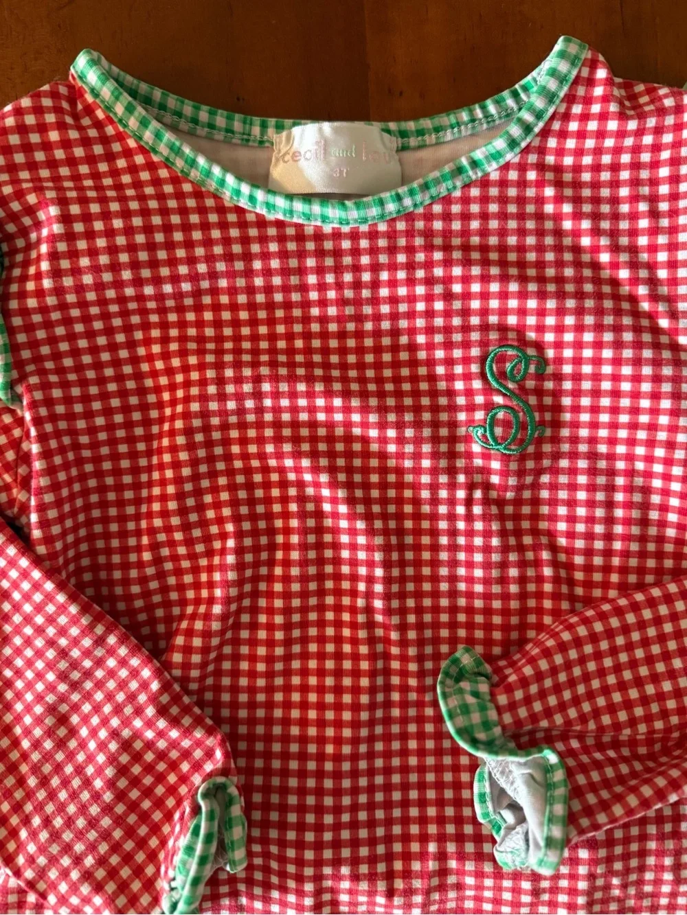 Cecil and Lou Christmas Pj “S” mono